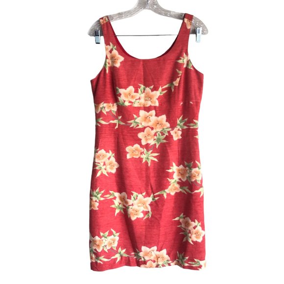 Tommy Bahama Dresses & Skirts - Vintage Tommy Bahama Women's 100% Silk Sun Dress Size 10 Floral Lined Hawaiian
